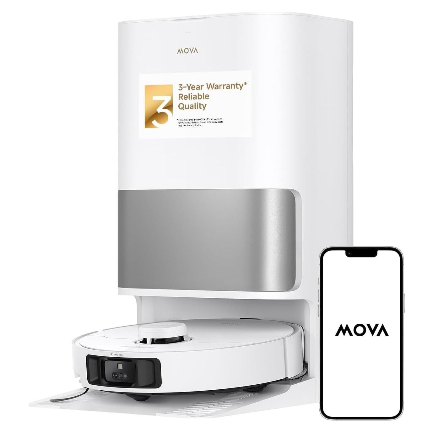 Aspiradora Robot MOVA P10 Pro Ultra 13000Pa Mopa Auto-Limpiante