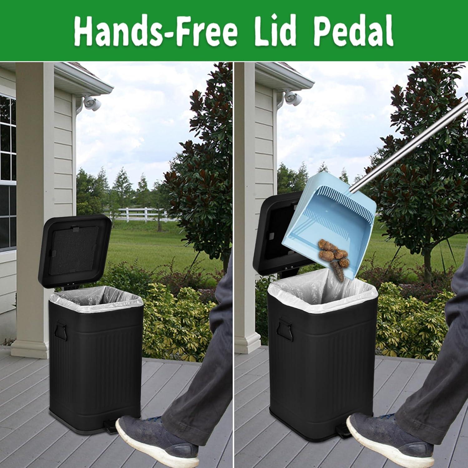 Cubo de Basura para Perros Umtiti 12L con Filtro y Bolsas