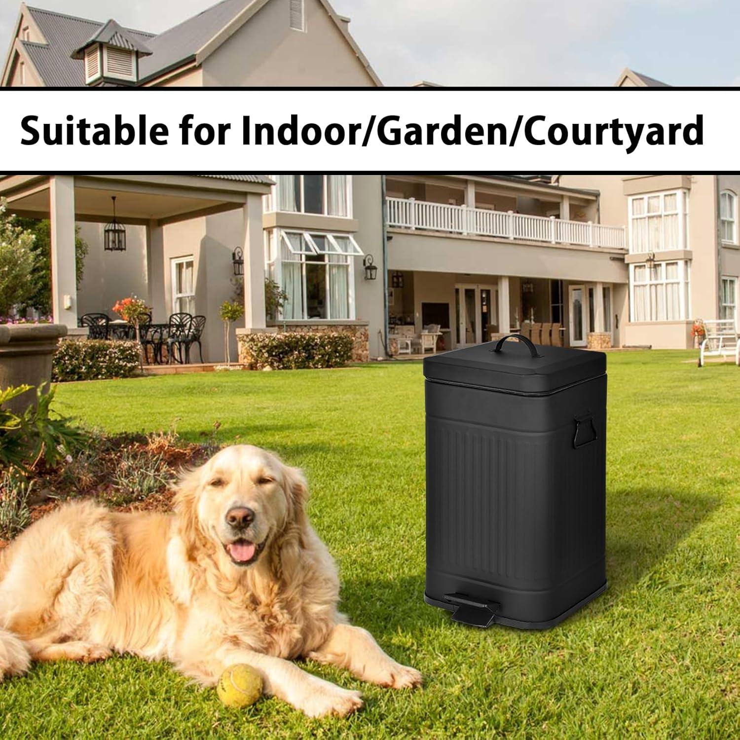 Cubo de Basura para Perros Umtiti 12L con Filtro y Bolsas