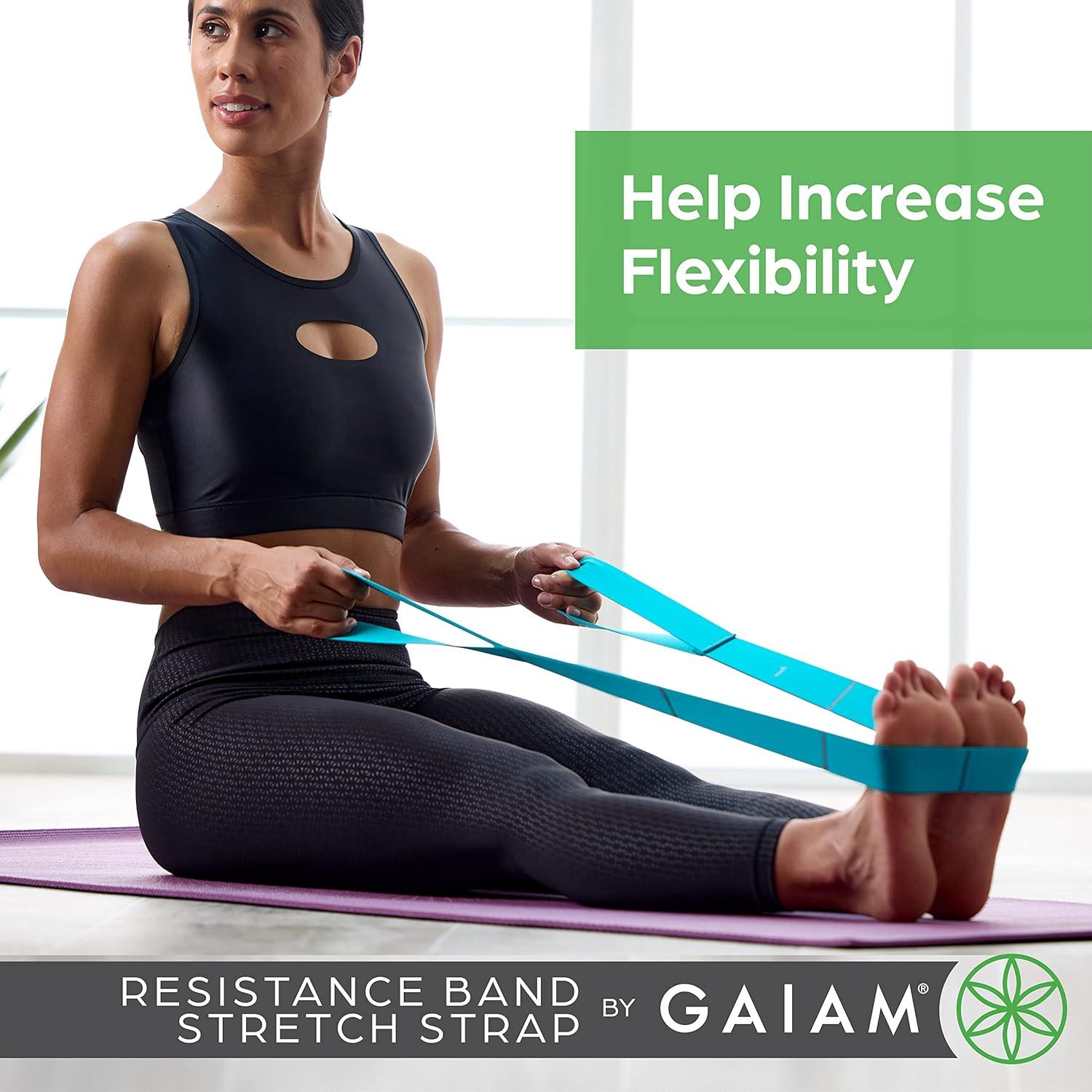 Banda de Resistencia Gaiam Restore para Estiramiento 100.96 cm