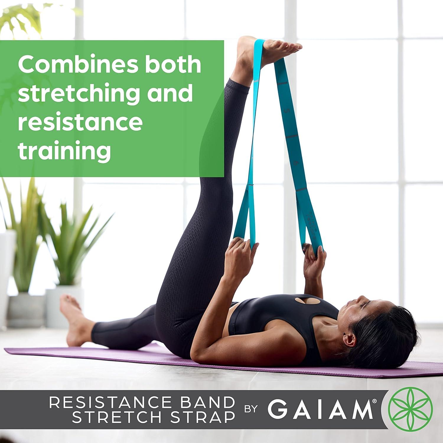 Banda de Resistencia Gaiam Restore para Estiramiento 100.96 cm