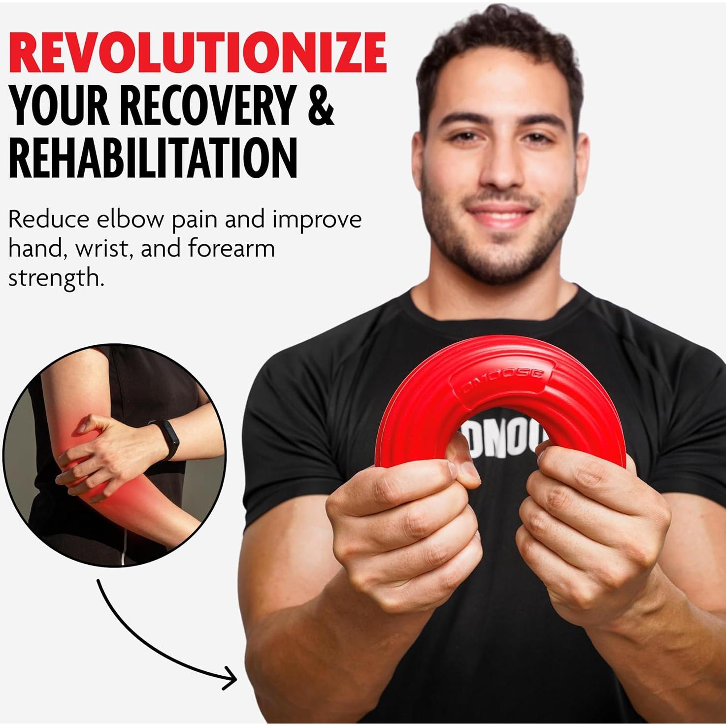 Barra de Resistencia DMoose Fitness para Terapia Física - 4 Niveles