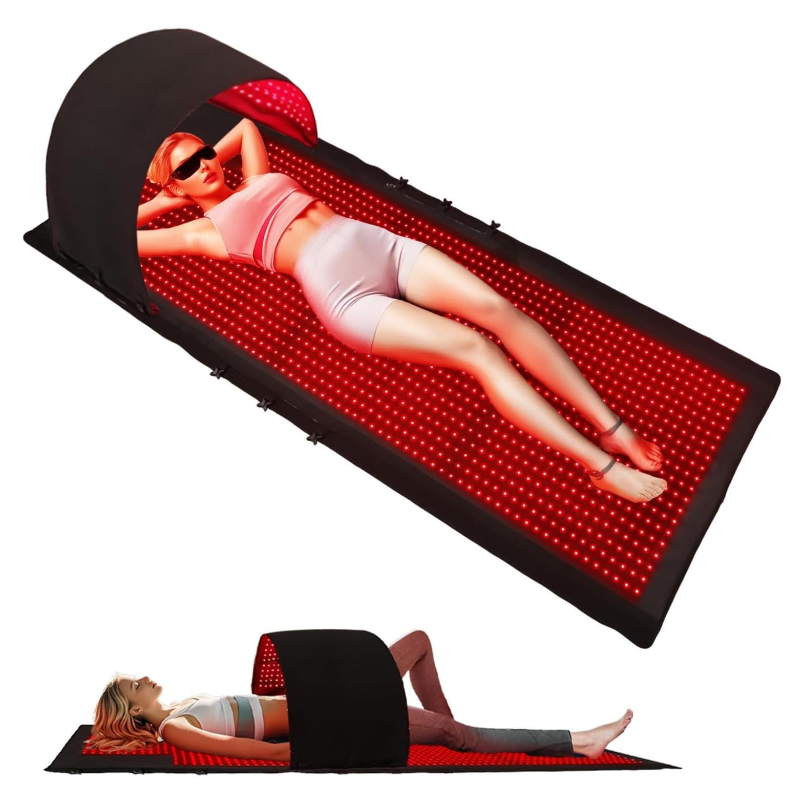 Cámara de Terapia de Luz Roja Fuuerds 2025 4 Modos 1655 LEDs