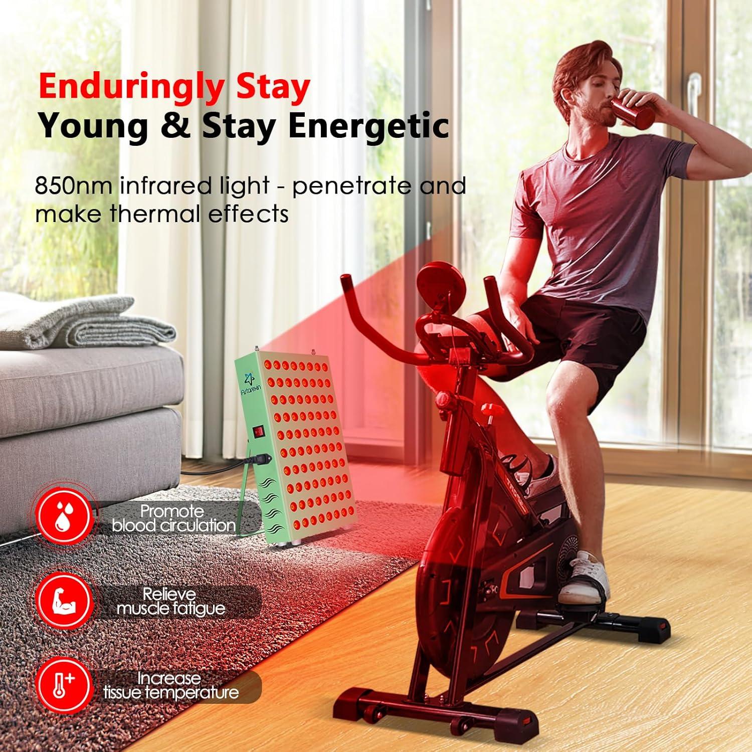 Terapia de Luz Roja Astarexin 400W 80 LEDs 660nm/850nm