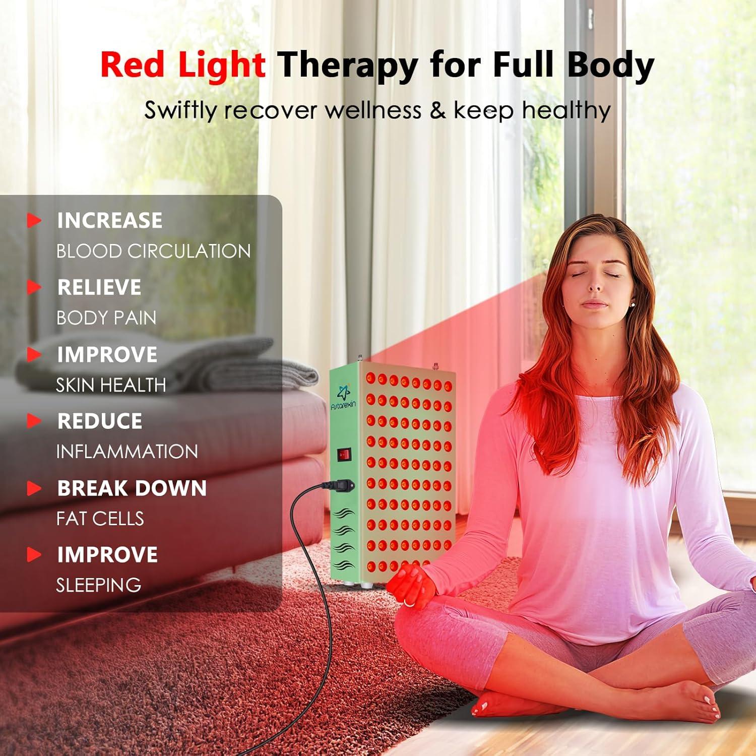 Terapia de Luz Roja Astarexin 400W 80 LEDs 660nm/850nm