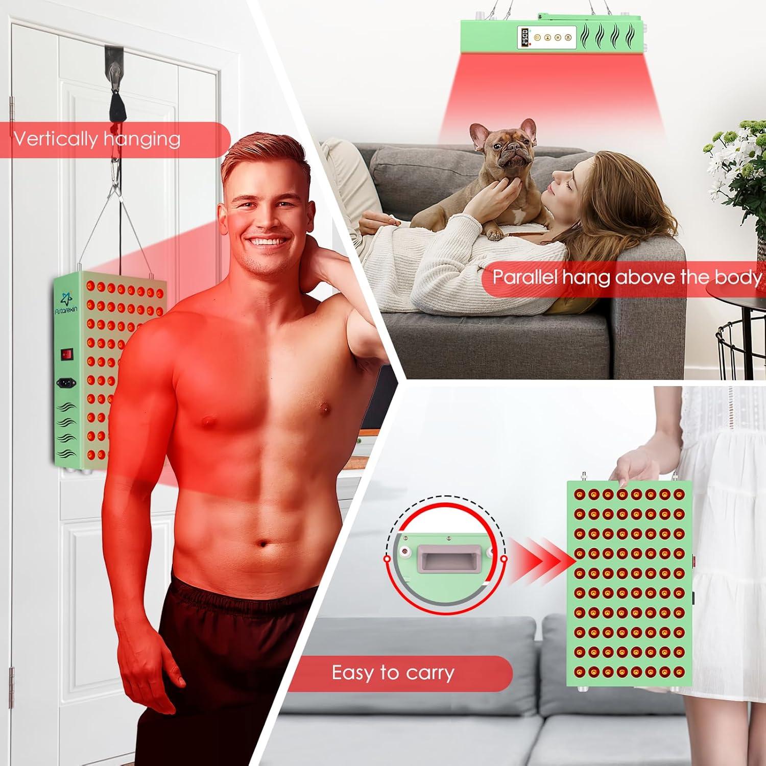 Terapia de Luz Roja Astarexin 400W 80 LEDs 660nm/850nm