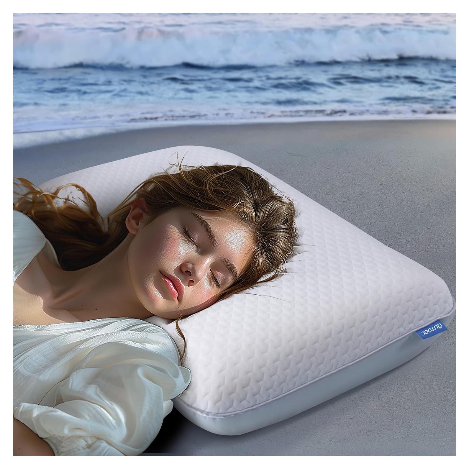 Almohada Ergonómica QUTOOL de Espuma Viscoelástica Queen