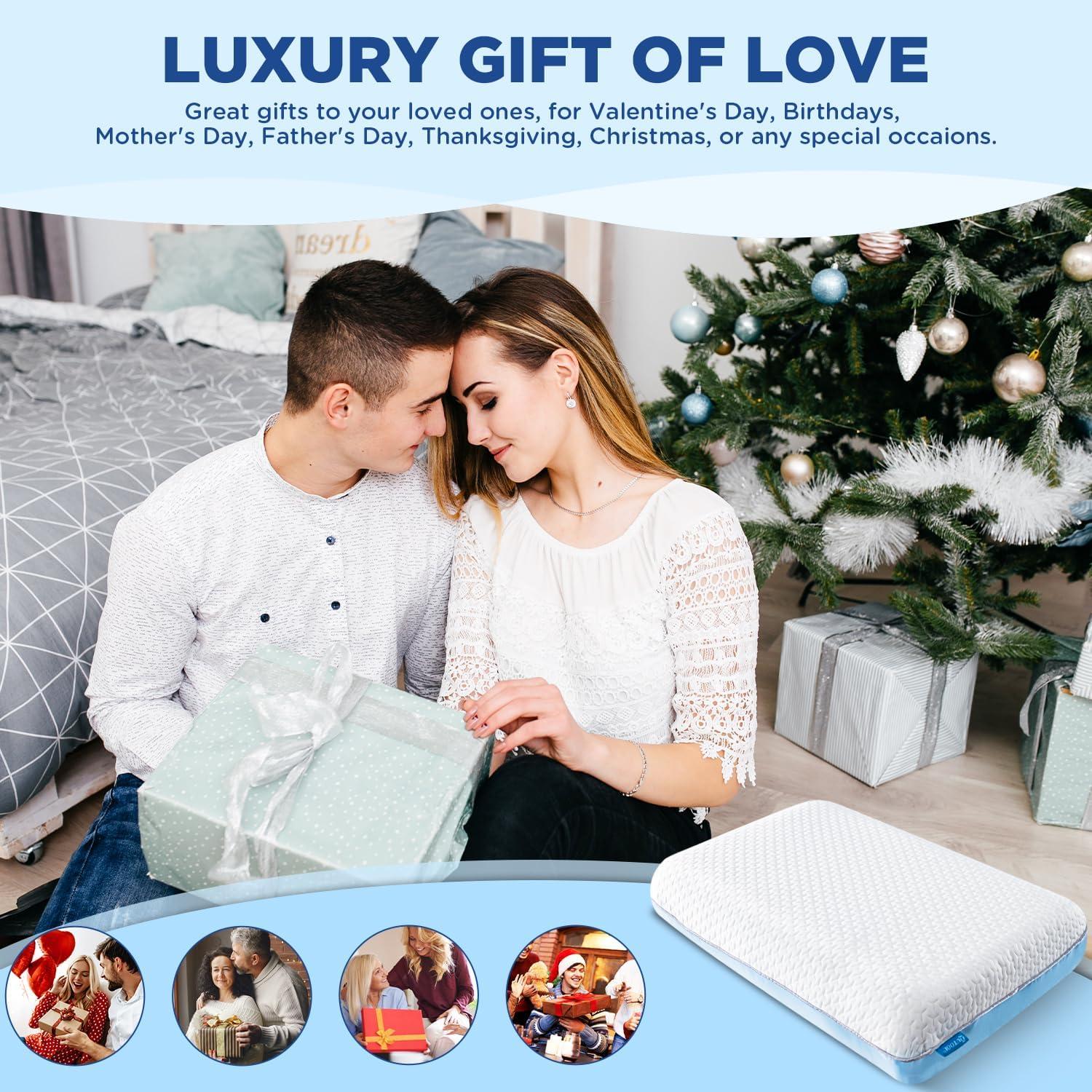 Almohada Ergonómica QUTOOL de Espuma Viscoelástica Queen