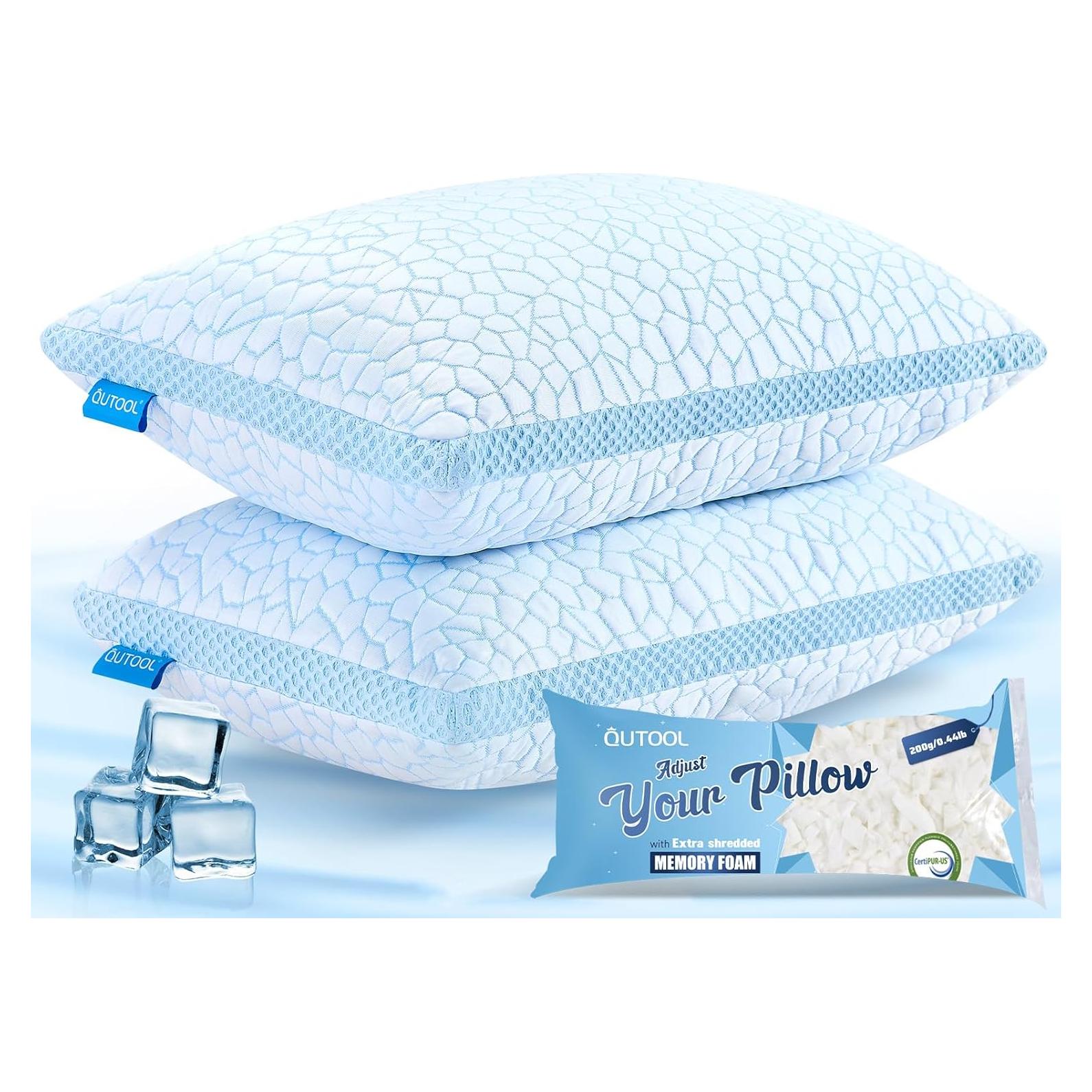 Almohada de Enfriamiento QUTOOL Doble Cara Estándar 2 Piezas