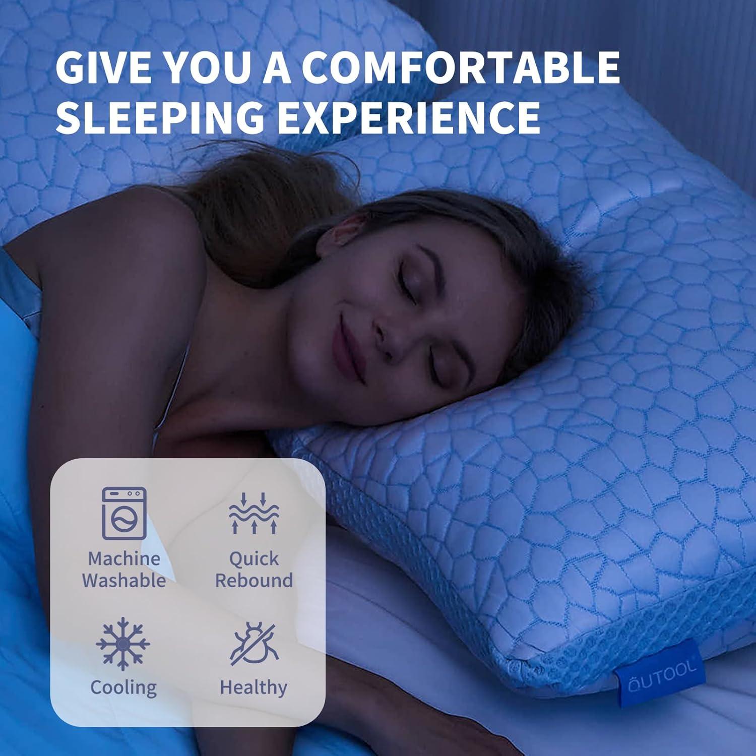 Almohada de Enfriamiento QUTOOL Doble Cara Estándar 2 Piezas