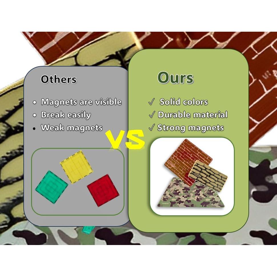 Bloques de Construcción Magnéticos Juguete Educativo 1.31 kg