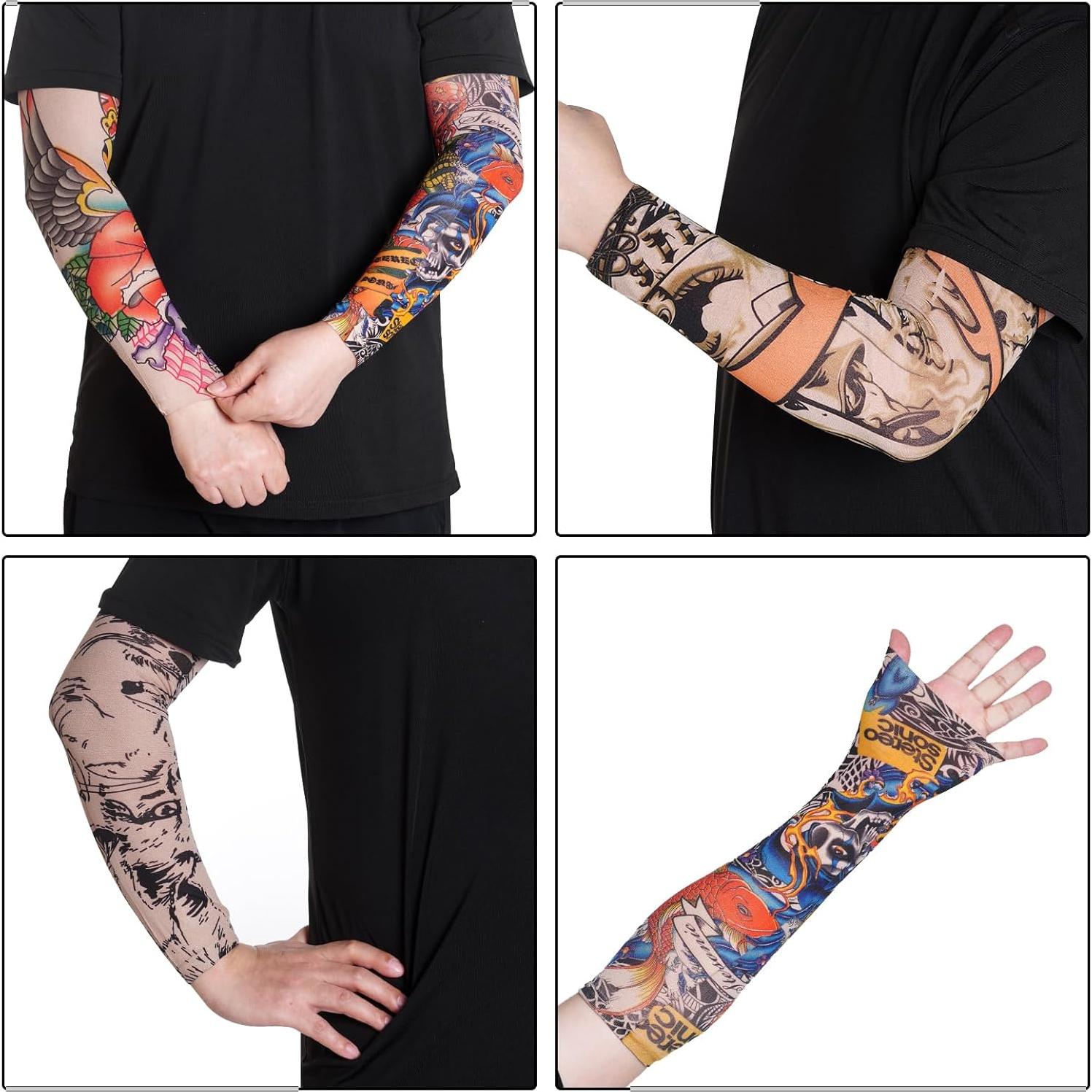 Mangas de Tatuaje Temporal HOVEOX 20 Piezas para Brazo