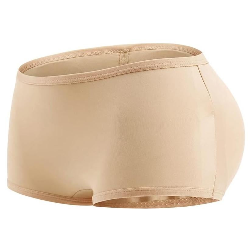 Pantalones Cortos Moldeadores WEICHENS con Almohadillas Beige