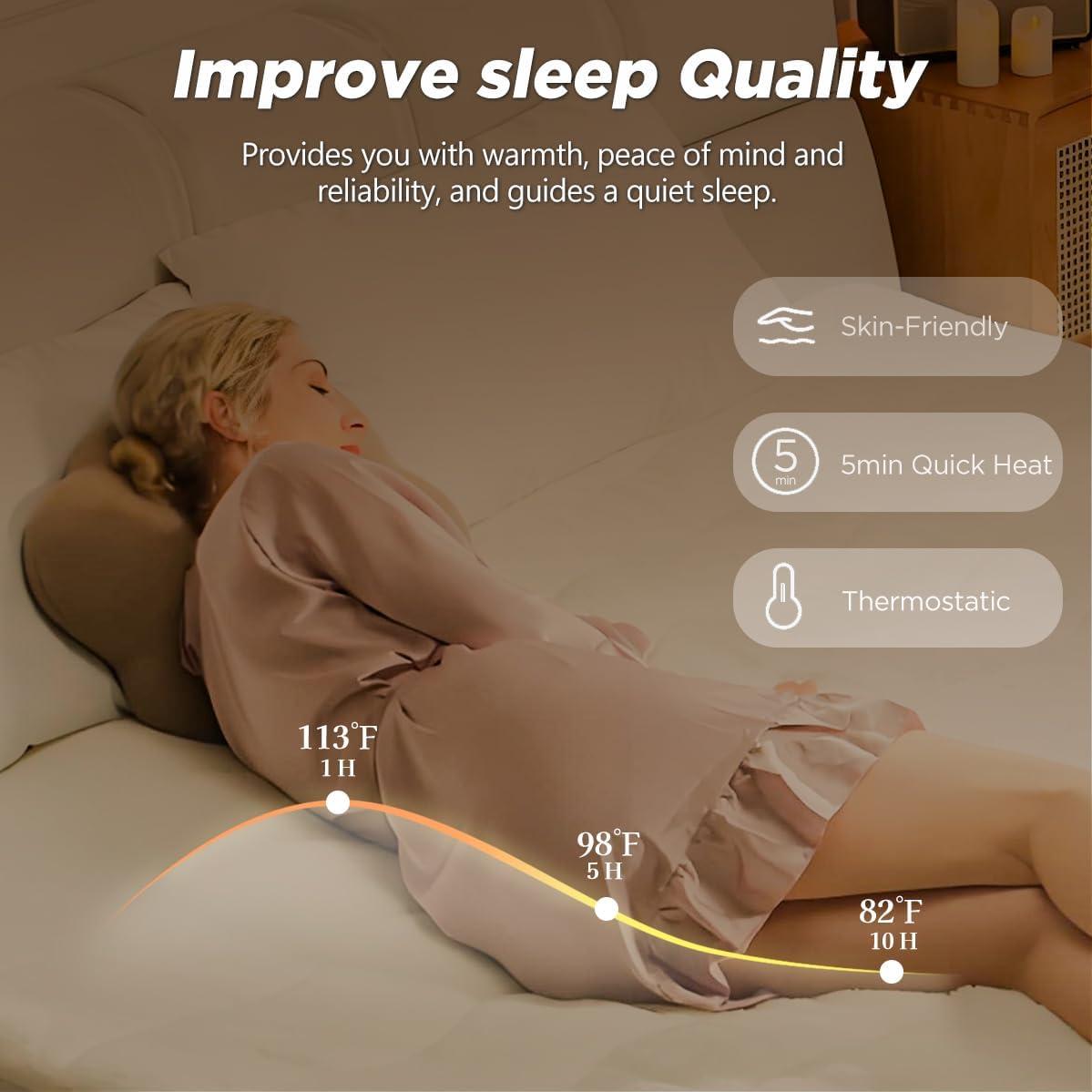 Almohadilla Térmica Templewet Mini Twin 79x140 cm 4 Calores