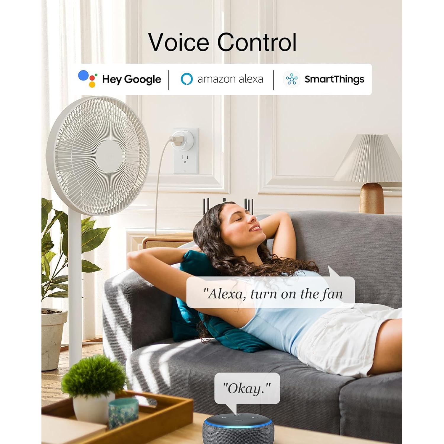 Enchufe Inteligente GHome 15A WiFi 5GHz Control Remoto