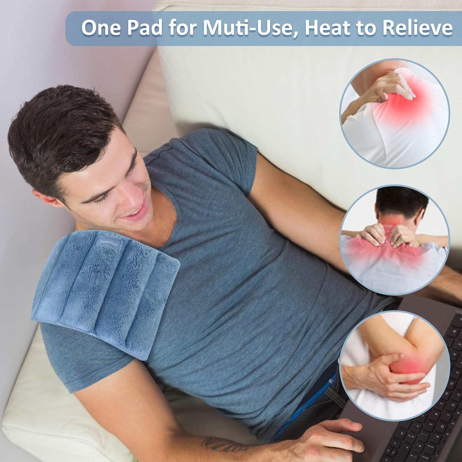 Almohadilla Calentadora Microondas SUZZIPAD 16.5x30.5 cm Azul