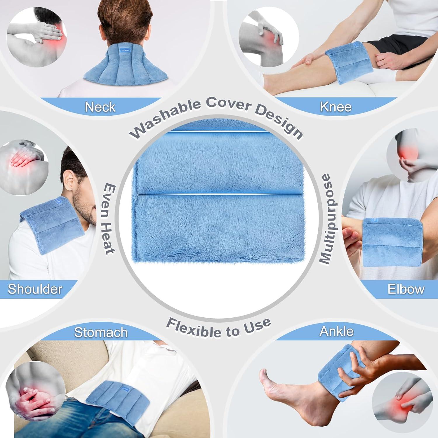 Almohadilla Calentadora Microondas SUZZIPAD 16.5x30.5 cm Azul