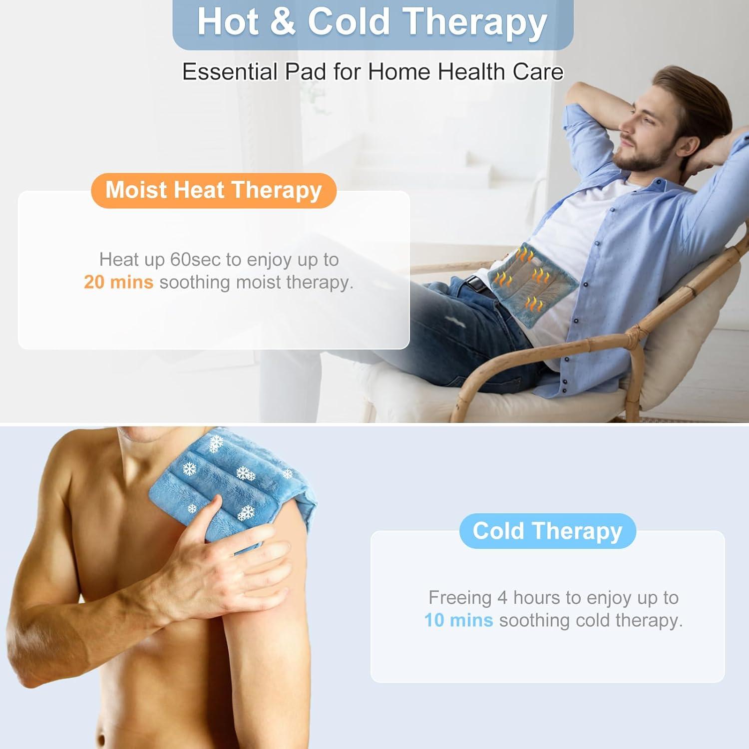 Almohadilla Calentadora Microondas SUZZIPAD 16.5x30.5 cm Azul