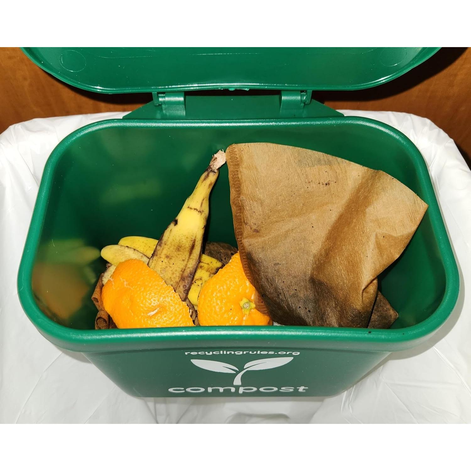 Contenedor de Compostaje Verde Recycling Rules 2.84L