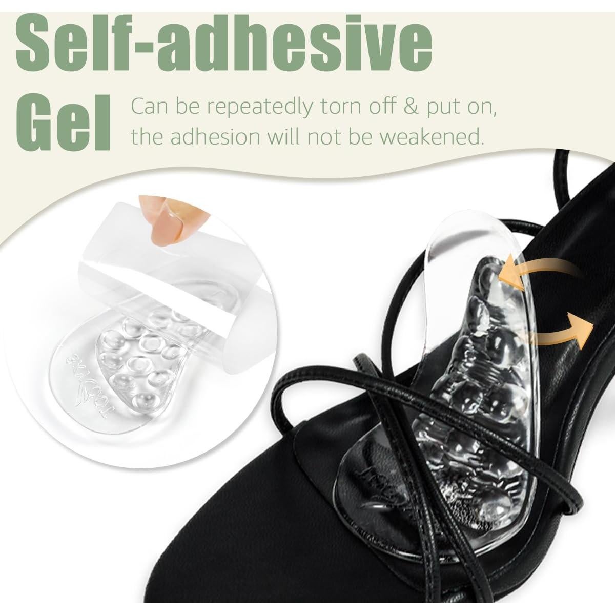 Inserts de Soporte Arqueado Skyfoot para Pies Planos - 3 Pares Beige