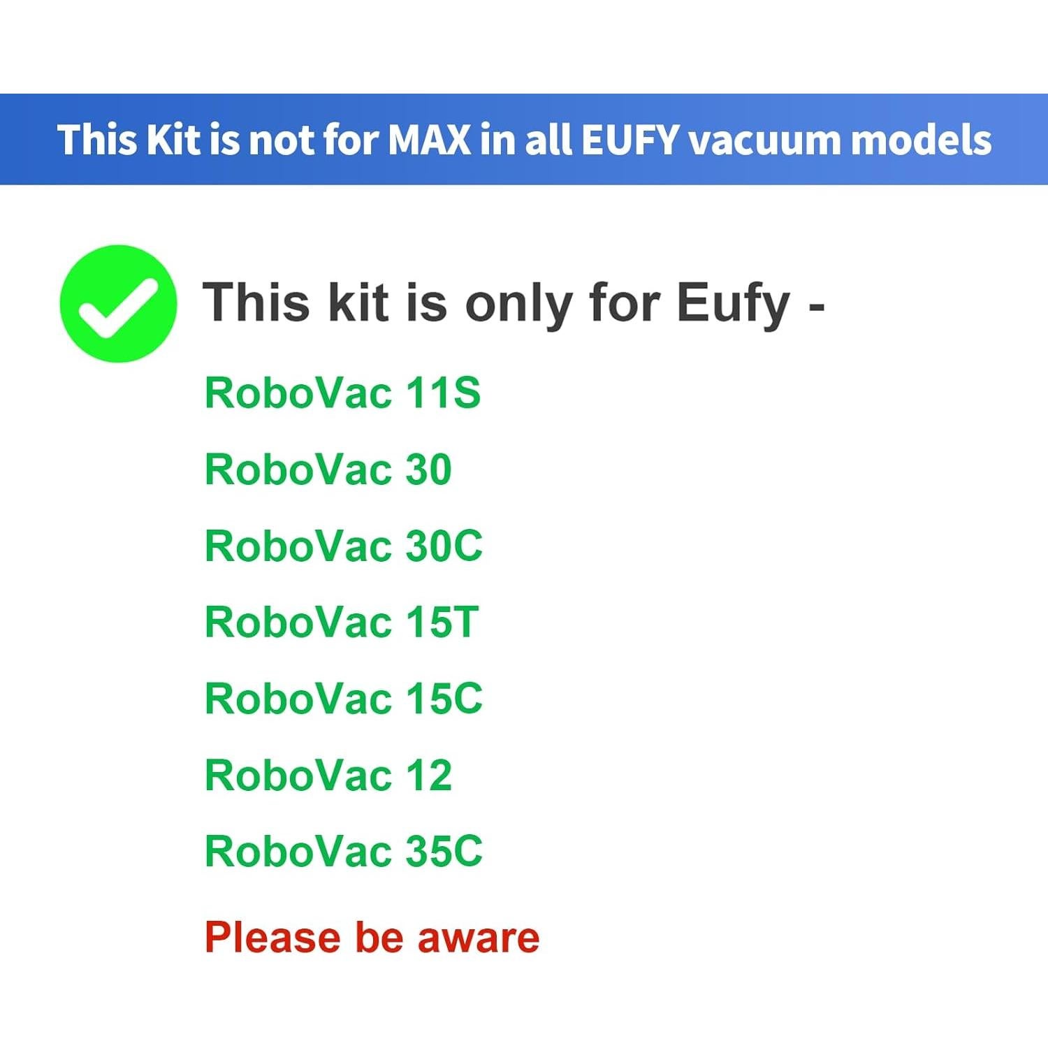 Repuestos Eufy RoboVac 11S 30 30C 15C 15T 12 35C Filtros