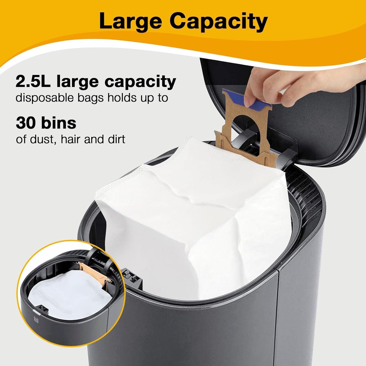 Paquete de 12 bolsas desechables Ucoolbe para aspiradora T8