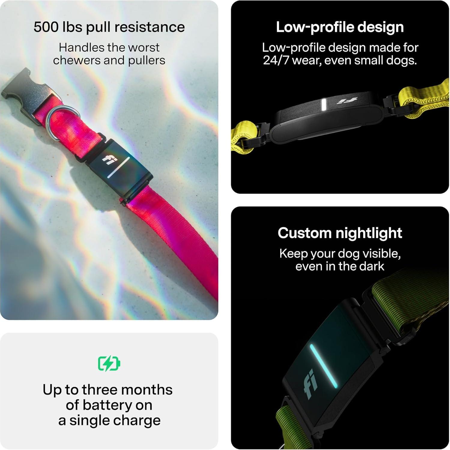 Collar Inteligente Fi Series 3+ para Perros Pequeños Azul