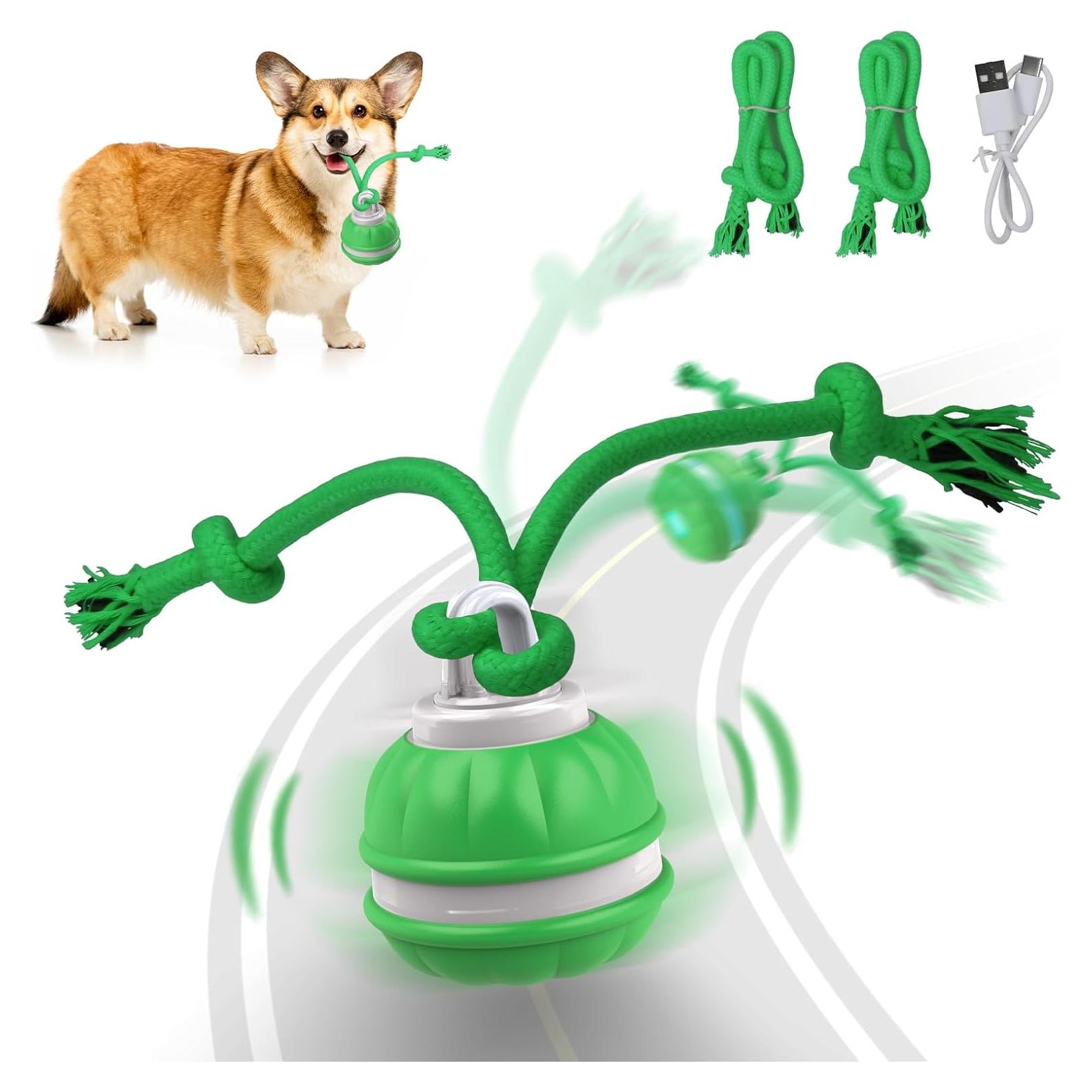 Bola Interactiva para Perros Salodal P38 Verde Recargable