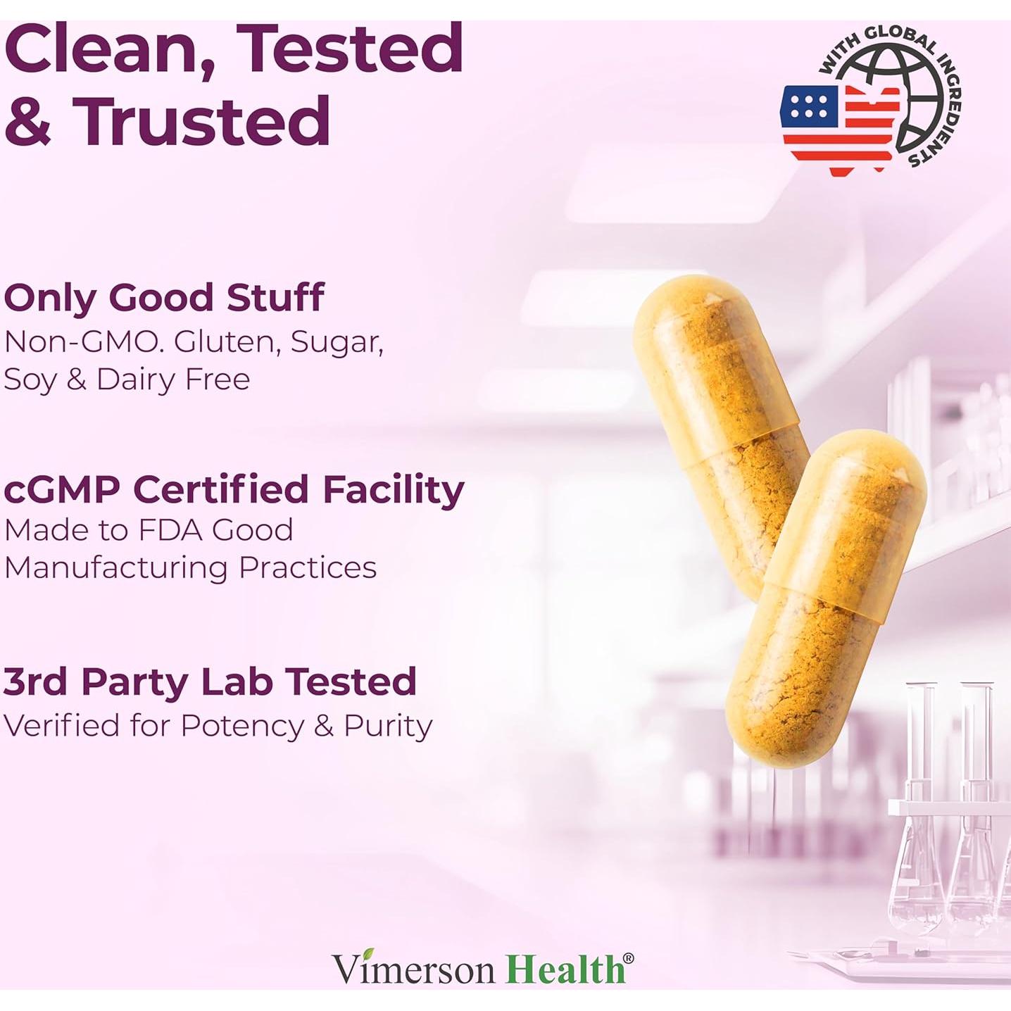 Suplemento de Melatonina 3mg con Valeriana y Cúrcuma - 60 Cápsulas