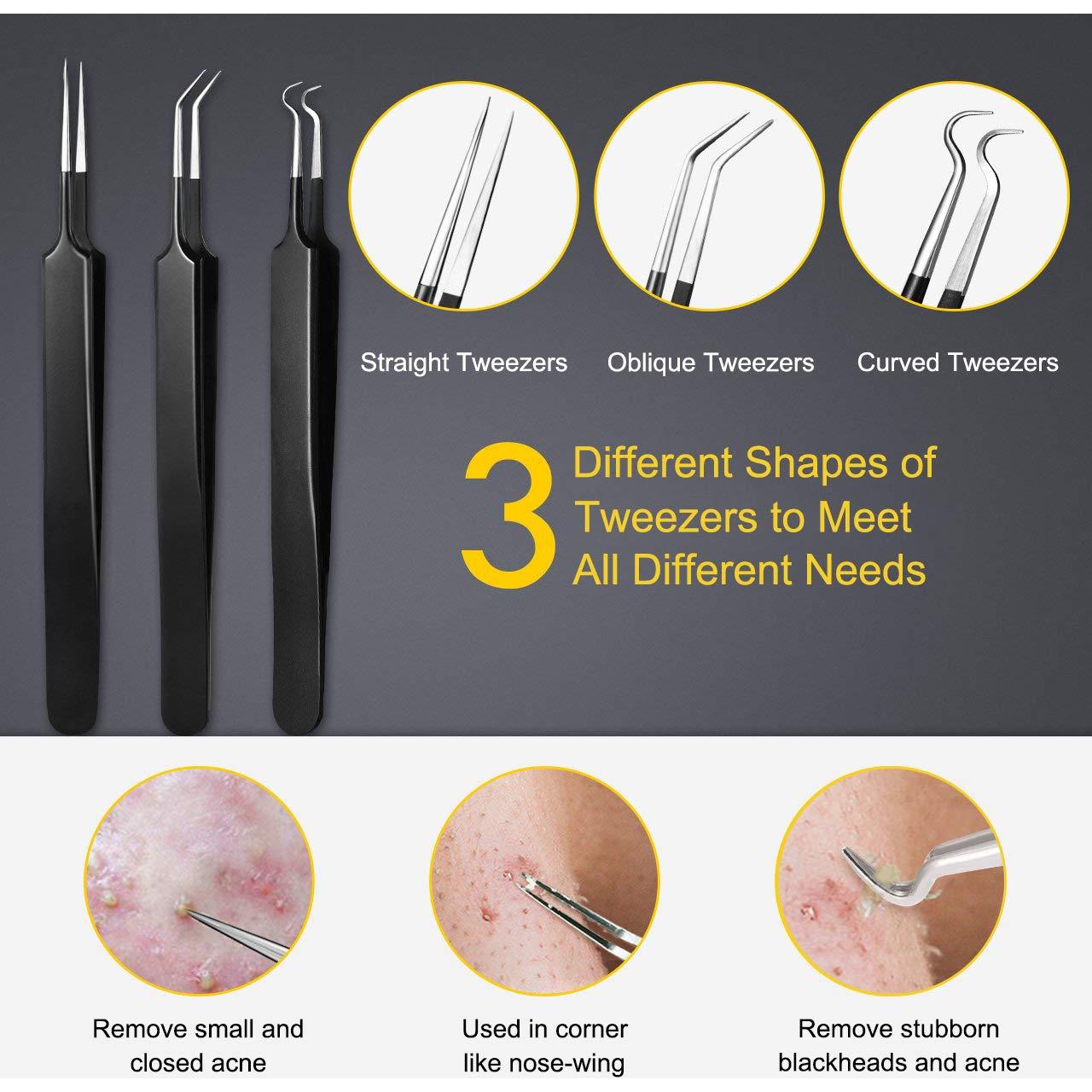 Kit de Herramientas para Espinillas Boxoyx 10 Piezas Acero Inoxidable