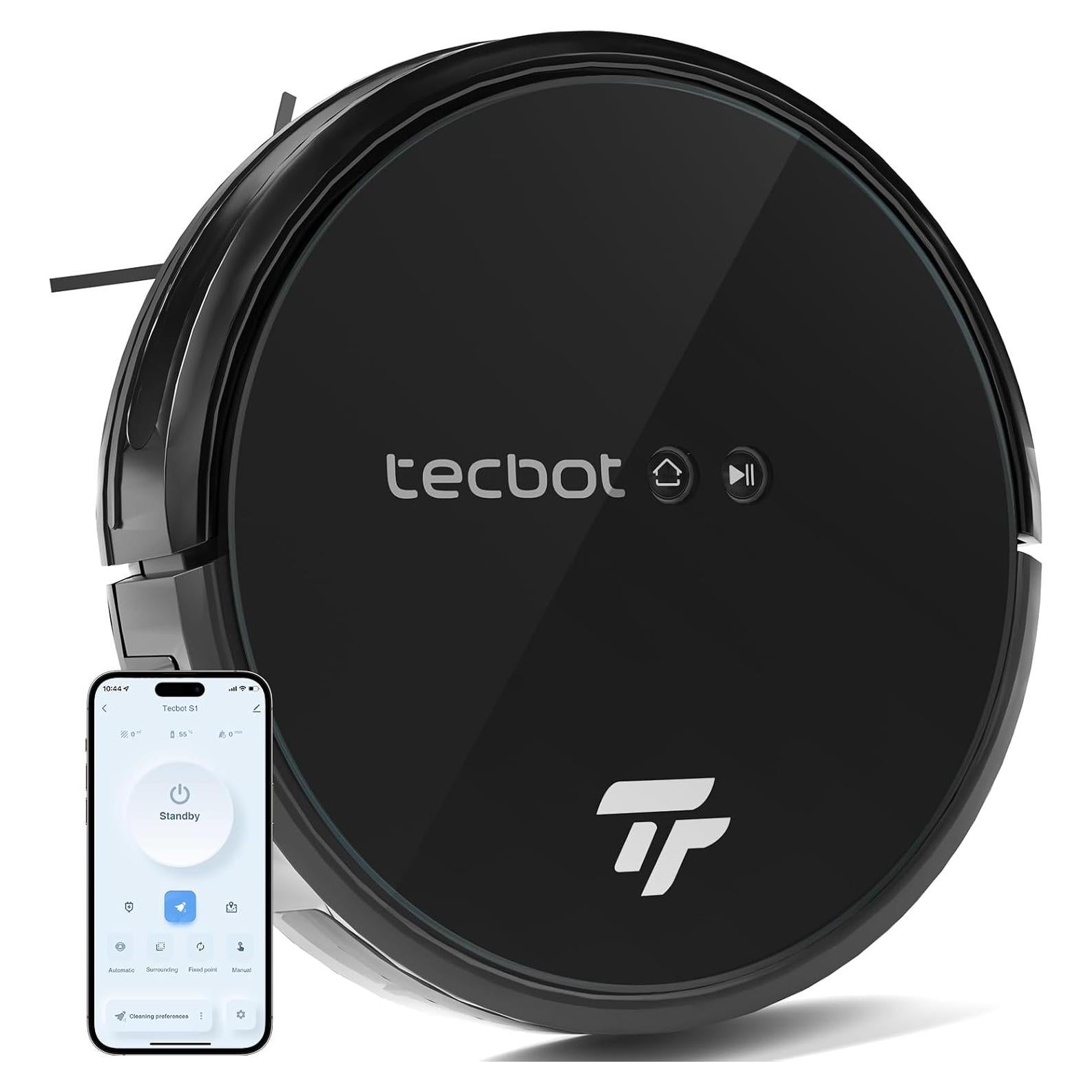 Aspiradora Robot Tecbot S1 120min Carga Automática WiFi