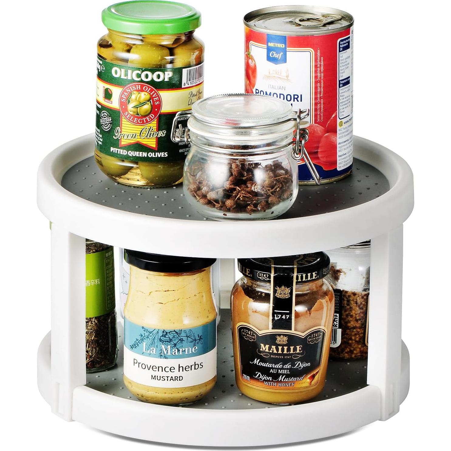 Organizador Giratorio Lazy Susan Amolliar 2 Niveles 10"