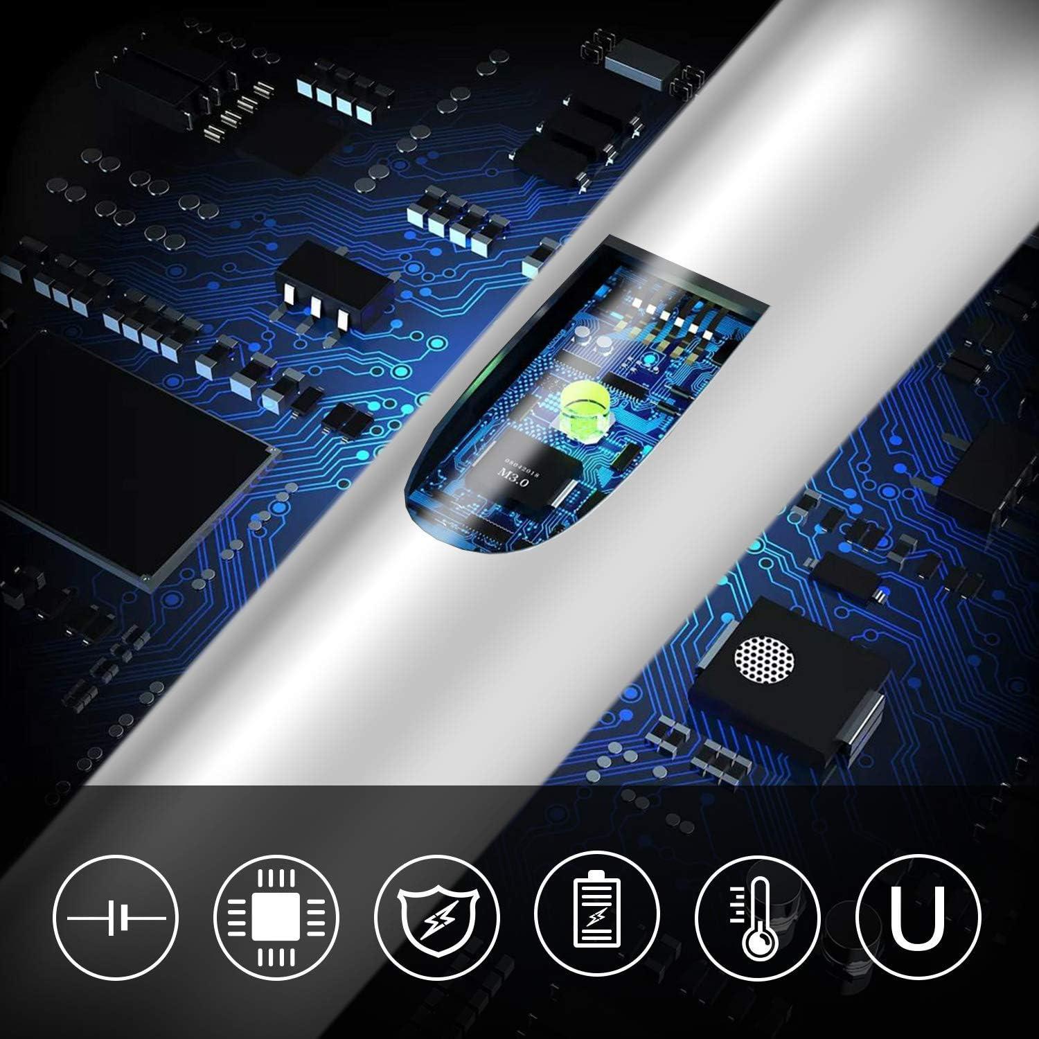 Encendedor USB VEHHE Recargable con Pantalla LED y Cuello Flexible