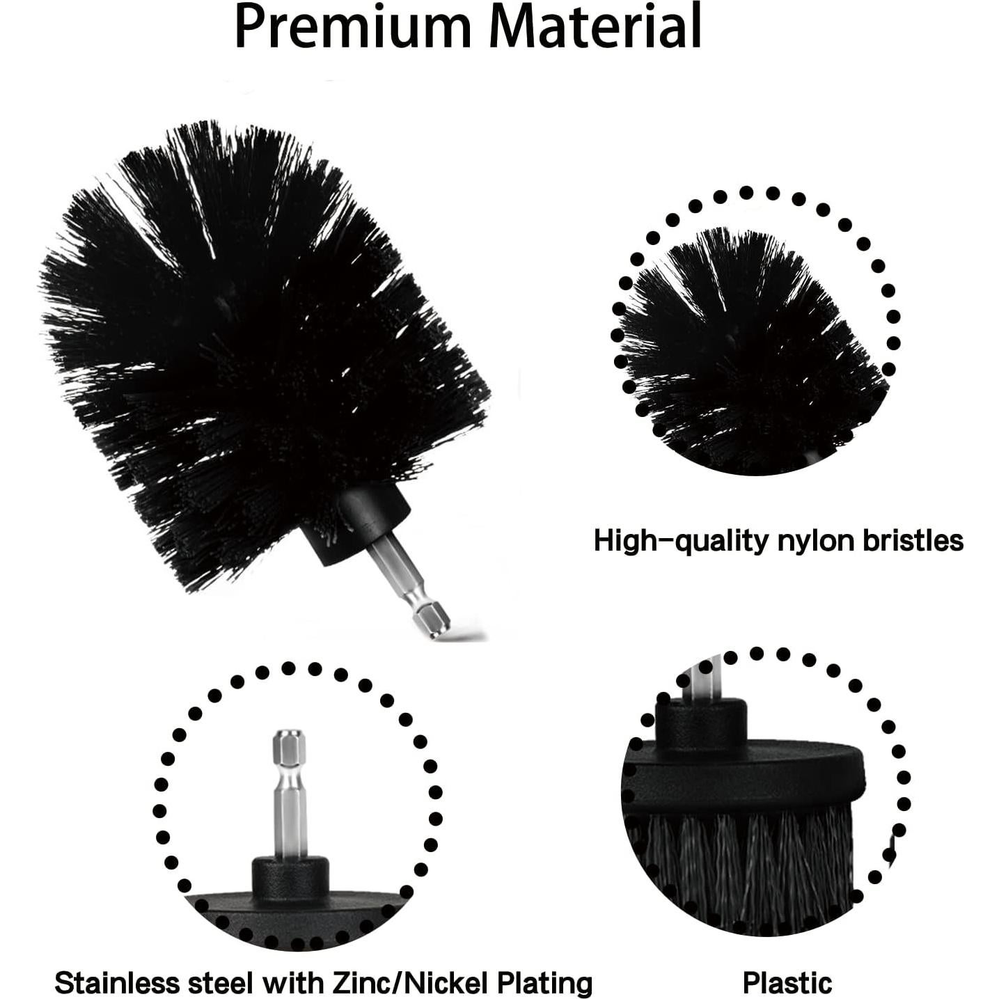 Juego de Accesorios de Cepillo de Taladro Tialero 7 Piezas