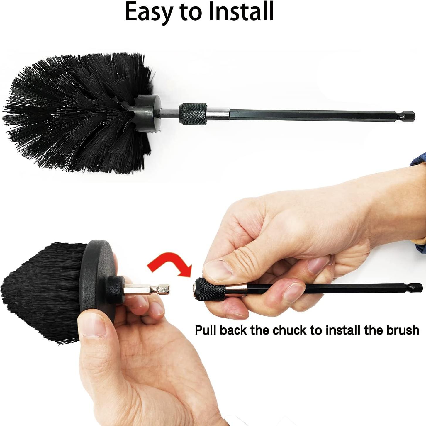 Juego de Accesorios de Cepillo de Taladro Tialero 7 Piezas