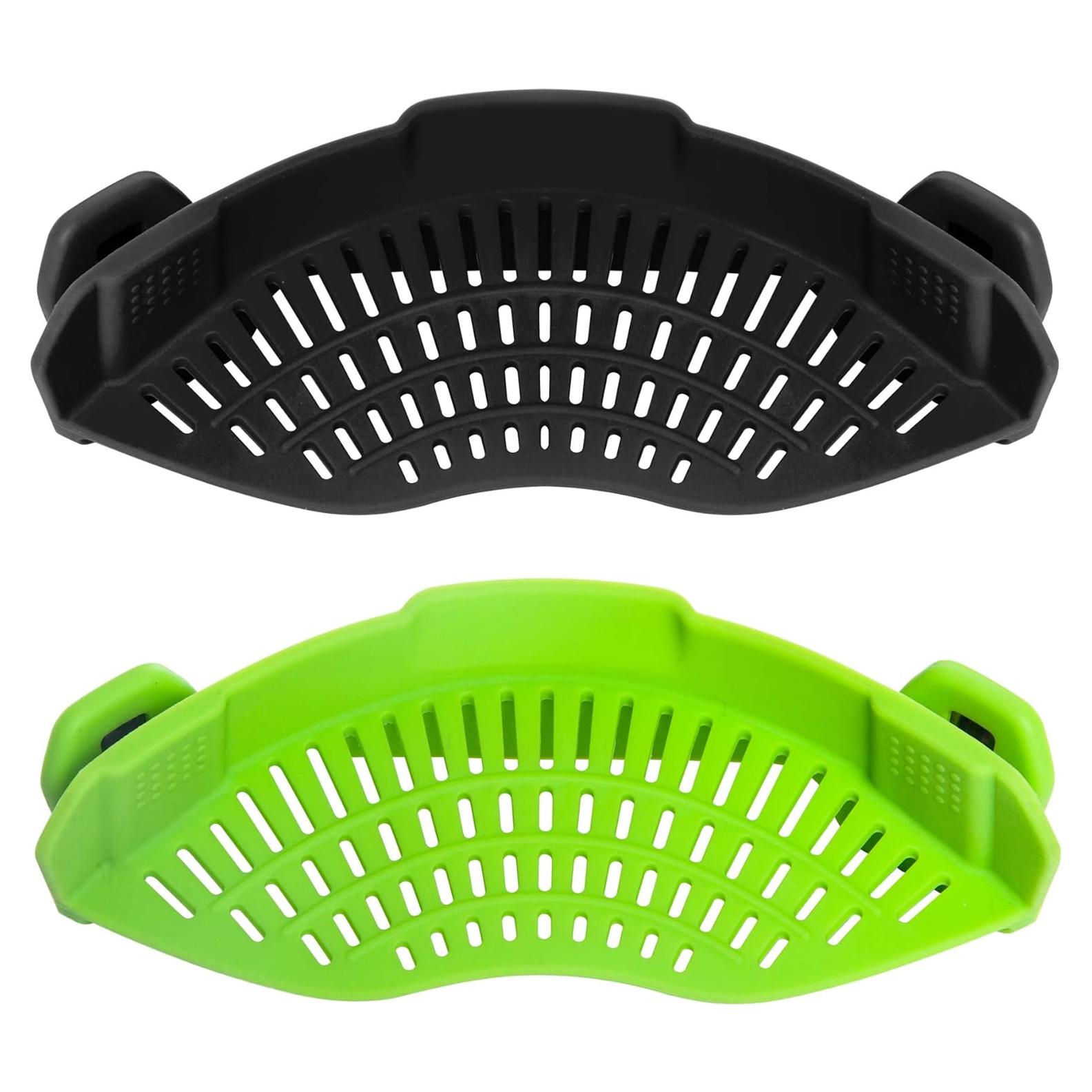 Colador Clip On AUOON de Silicona Resistente al Calor 2PACK