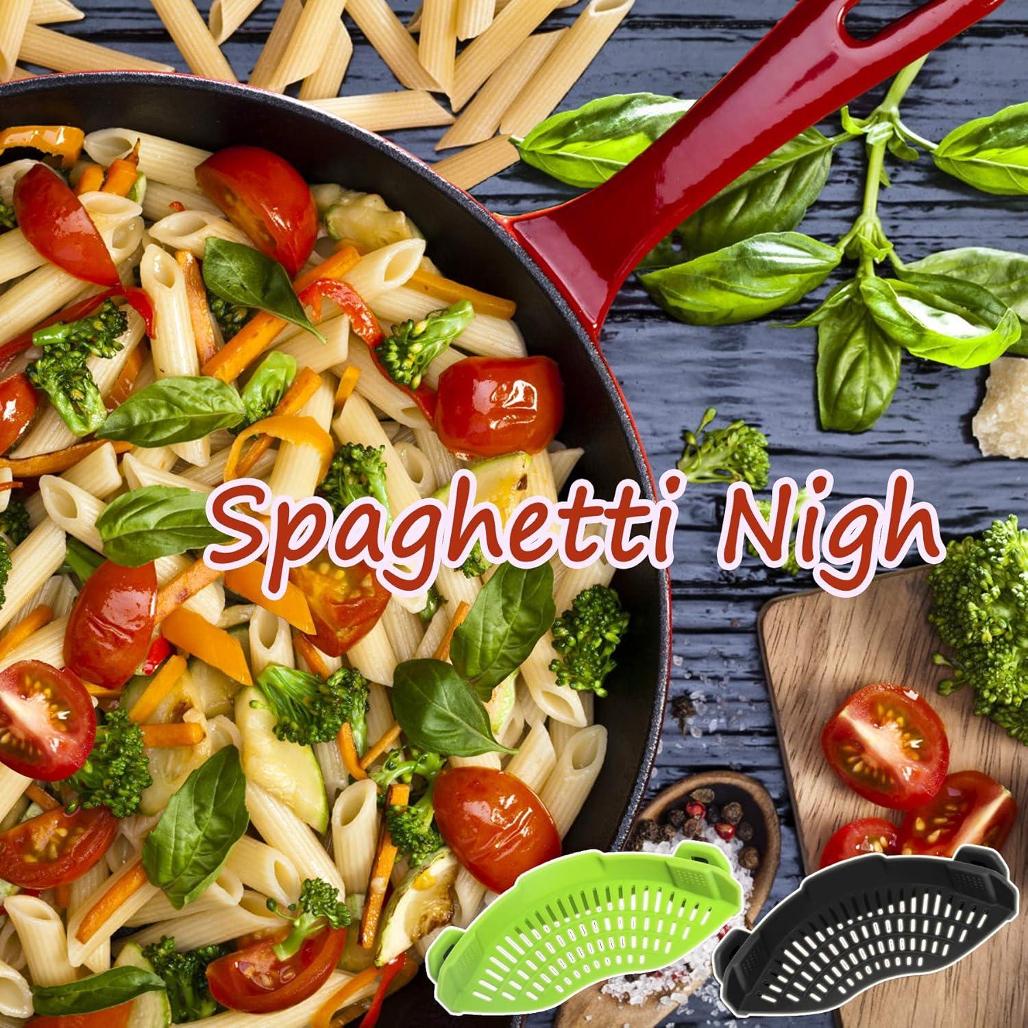 Colador Clip On AUOON de Silicona Resistente al Calor 2PACK