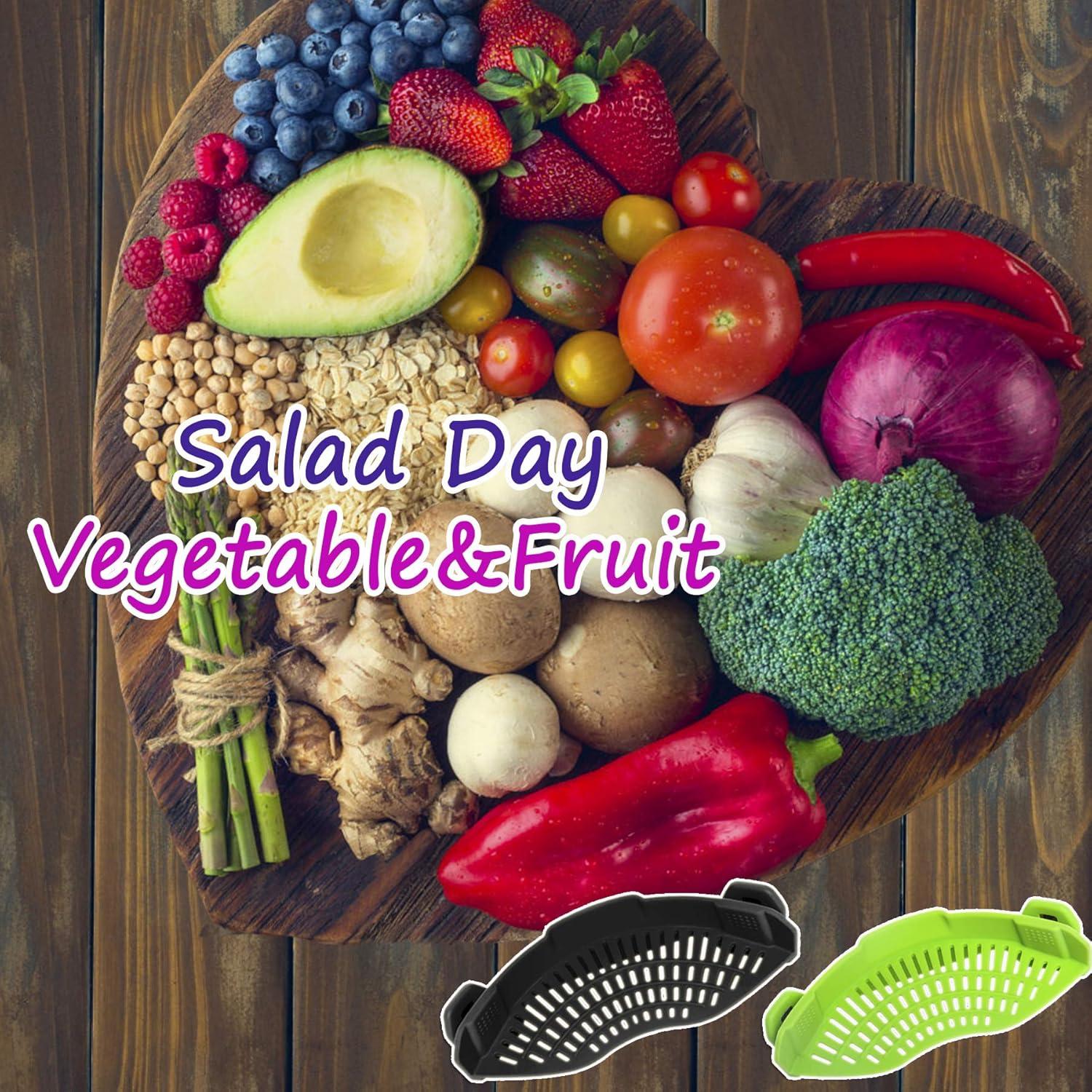 Colador Clip On AUOON de Silicona Resistente al Calor 2PACK