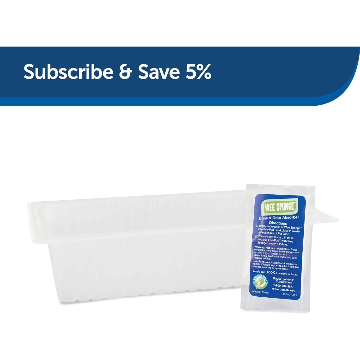 Bandejas desechables Pet Loo Pee-Pod - Paquete de 7