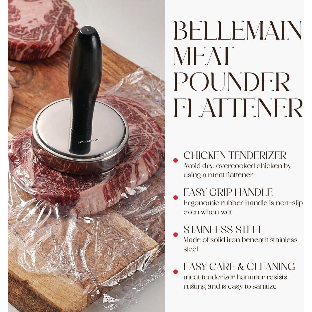 Aplastador de Carne Bellemain Martillo Acero Inoxidable 0.79 kg