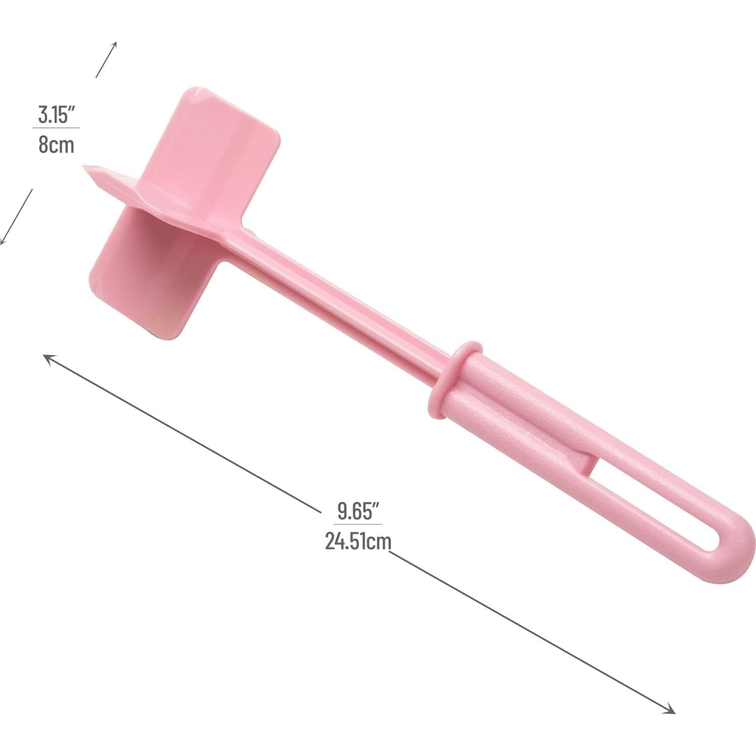 Espátula Picadora de Carne Mind Reader, Paquete de 2, Nylon Rosa