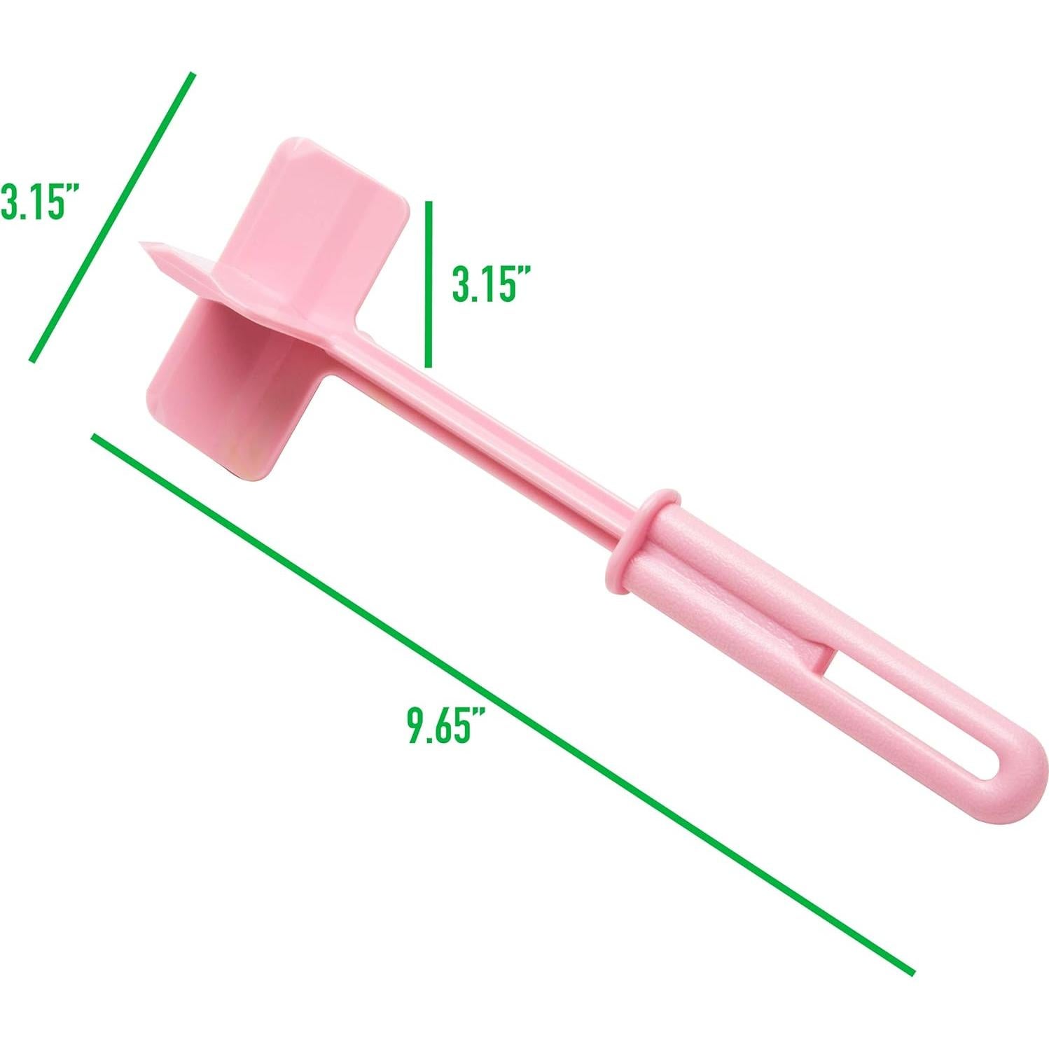 Espátula Picadora de Carne Mind Reader, Paquete de 2, Nylon Rosa