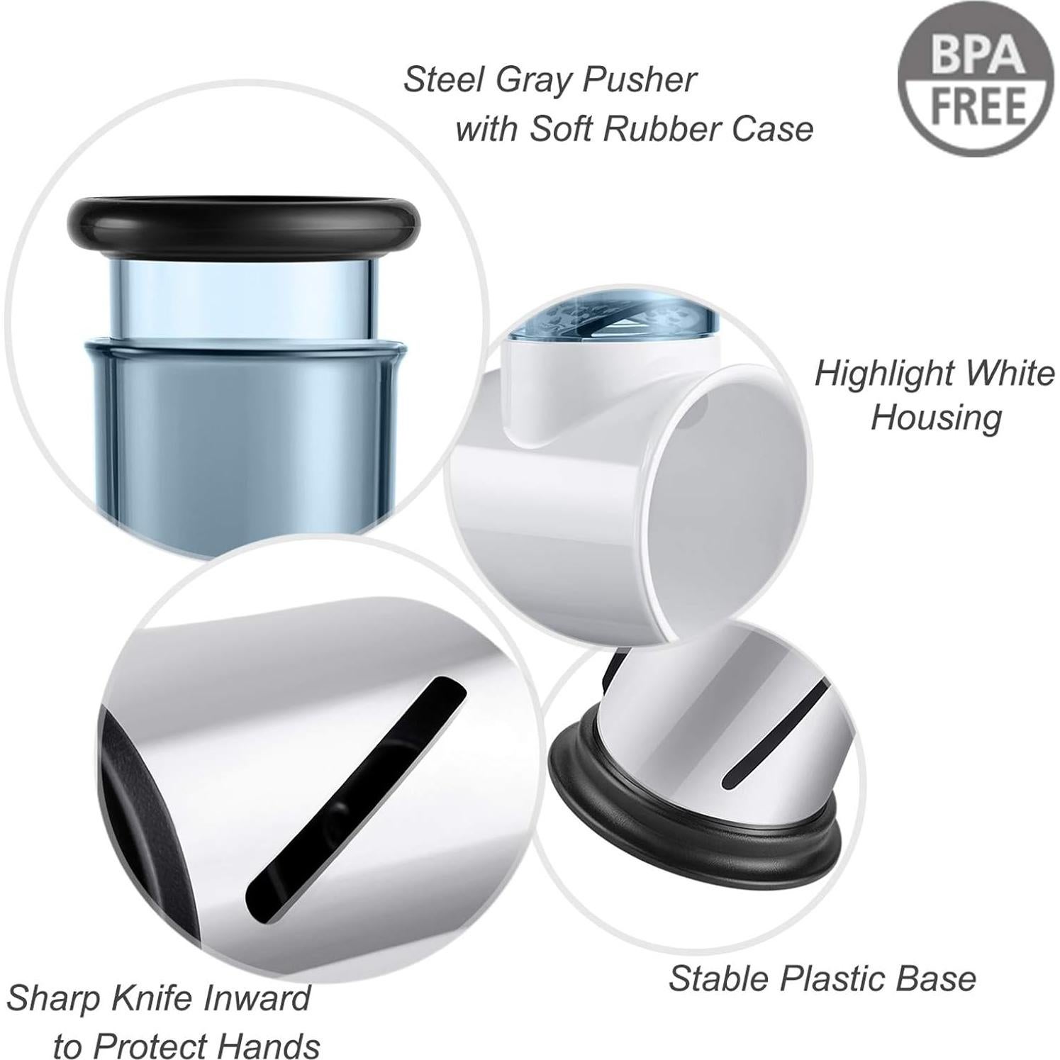 Accesorio Rallador y Cortador HOZODO para Batidora KitchenAid