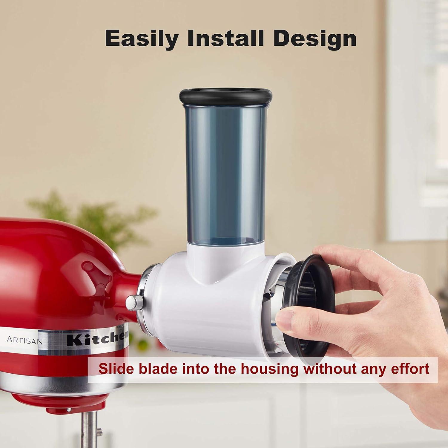 Accesorio Rallador y Cortador HOZODO para Batidora KitchenAid