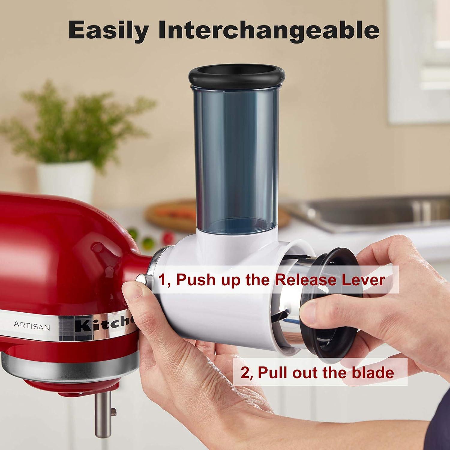 Accesorio Rallador y Cortador HOZODO para Batidora KitchenAid