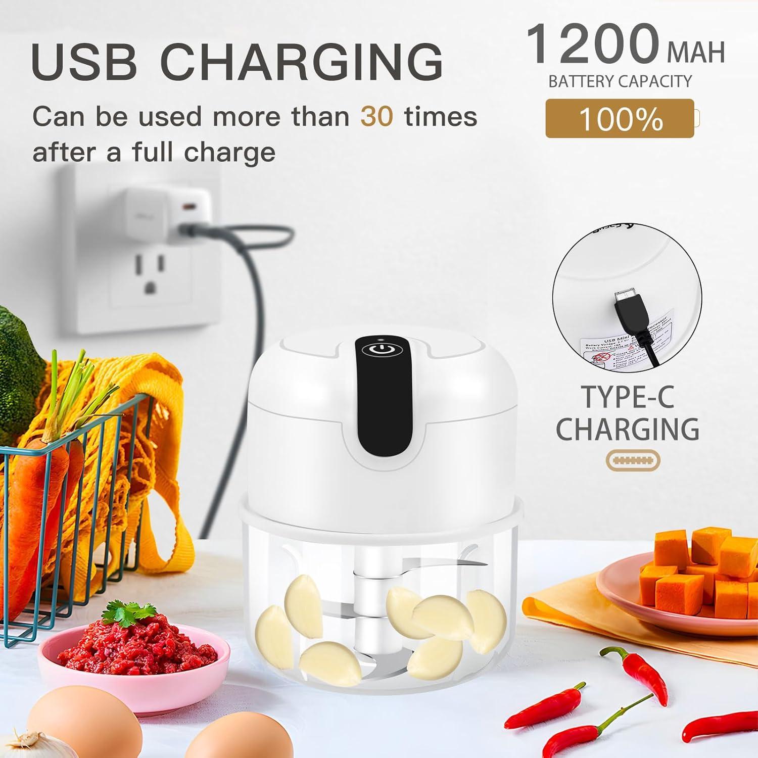 Picadora Eléctrica EASY SPEED 1 Taza Acero Inoxidable