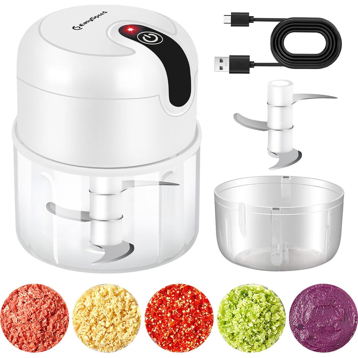 Picadora Eléctrica EASY SPEED 1 Taza Acero Inoxidable