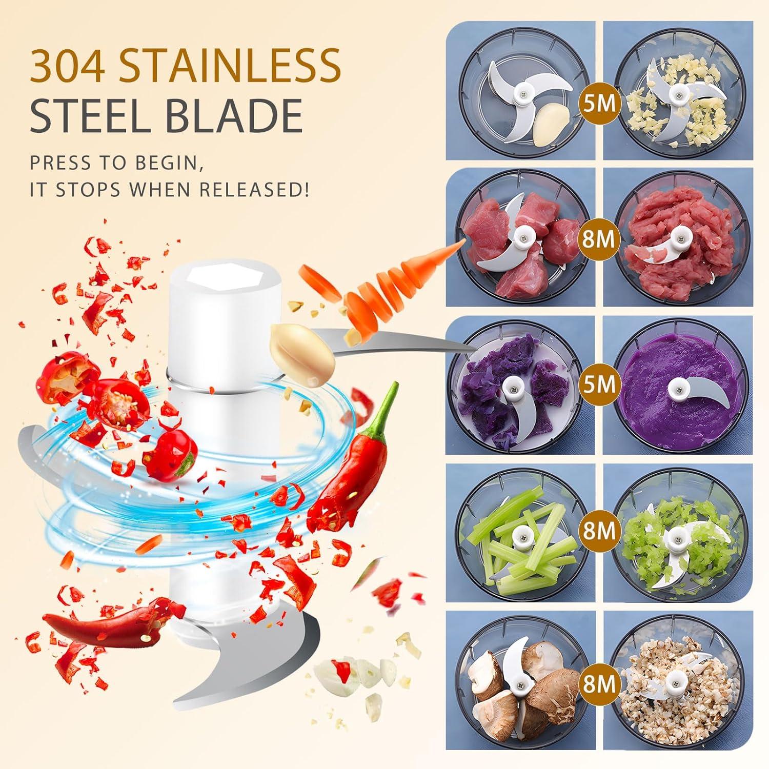 Picadora Eléctrica EASY SPEED 1 Taza Acero Inoxidable