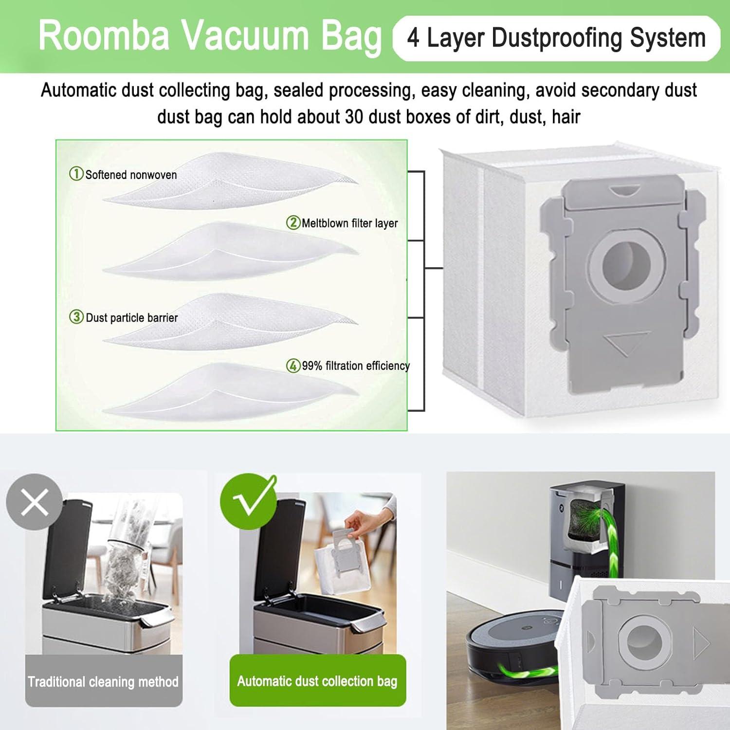 24 Bolsas de Vacío MalhSlix para iRobot Roomba i7 i3 i4 i6