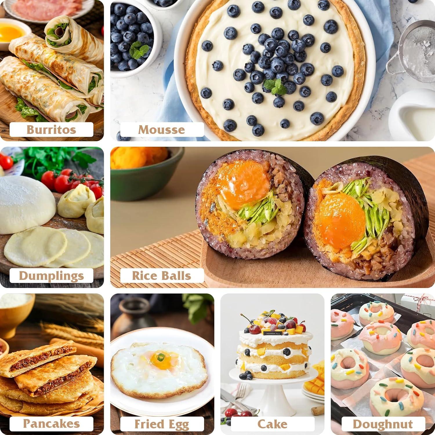 Juego de Cortadores de Galletas Redondos MINO ANT - 5 Piezas de Acero Inoxidable